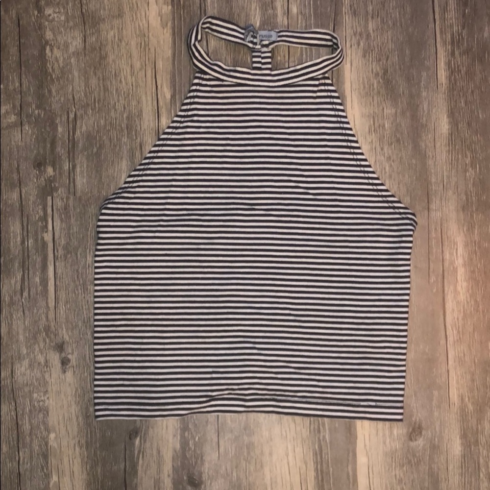 stripe crop top